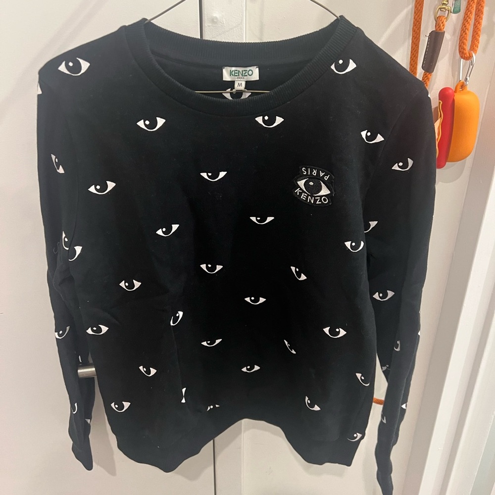 Kenzo Size M Eye Black Sweater